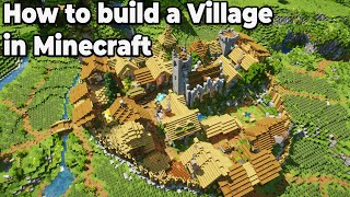 How to build an Awesome Village in Minecraft 115 Survival [upl. by Eli]