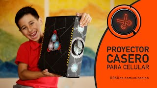 Proyector Casero para Smartphone 📽Cine en Casa  3HILOS [upl. by Hawkie567]