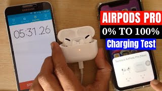 AirPods Pro Charging Test 0 to 100 [upl. by Gilleod]