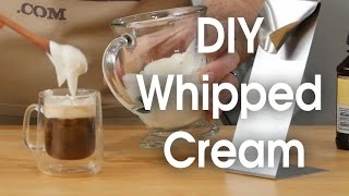 DIY whipped cream in 60 seconds [upl. by Brost]