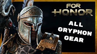 All Gryphon Gear Remastered  For Honor [upl. by Neellek510]