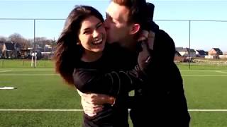 1 Goal  Remove 1 Clothing w Girlfriend  Football Challenge [upl. by Ardnuaet]