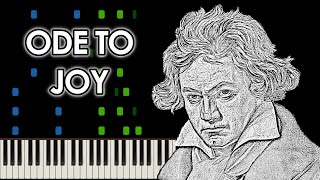 Beethoven  Ode to Joy  Piano Tutorial [upl. by Onairam]