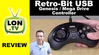 RetroBit Official Sega Genesis USB Controller Review [upl. by Nrek793]