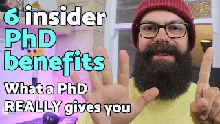 6 PhD benefits  What a PhD really gets you [upl. by Palmore]