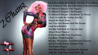 Nicki Minaj amp 2 Chainz  Beez In The Trap \ Lyrics On A Screen [upl. by Rosol]