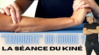 EPICONDYLITE ou quottendinitequot du COUDE  La séance kiné kinésithérapie tenniselbow tendinite [upl. by Htabazile]