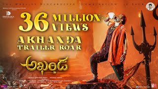 Akhanda Trailer Roar  Nandamuri Balakrishna  Boyapati Srinu  Thaman S  Dwaraka Creations [upl. by Norbie394]