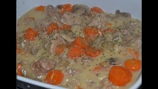 BLANQUETTE DE VEAU au cookeo [upl. by Eldoree599]