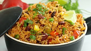 Mexican Rice Recipe  Easy One Pot Meal  How To Make Mexican Rice  Kanaks Kitchen [upl. by Nyliret129]