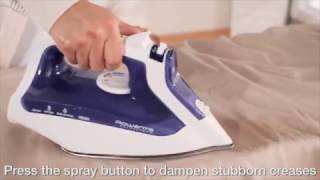 How to use a Rowenta iron [upl. by Awra]