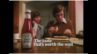 Heinz Ketchup Anticipation Commercial 1977 [upl. by Atsirk]