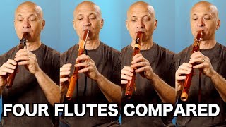 Native Flute Comparison 4 Makers [upl. by Einohtna]