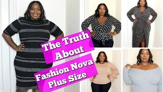 Fashion Nova Plus Size Try On Haul amp Honest Review [upl. by Grane]