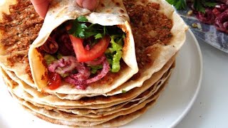 Ev Yapımı Lahmacun Tarifi ✅ Tavada Lahmacun Nasıl Yapılır 51 [upl. by Mowbray625]