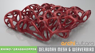 Grasshopper Tutorial  Delaunay Mesh amp Weaverbird [upl. by Carolann]