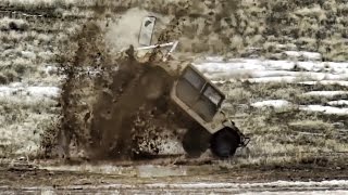 A10 Warthogs Target Practice On Humvees • Slow Mo Hits [upl. by Ahcilef]