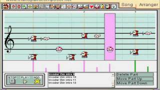 Invader Zim theme on Mario Paint Composer [upl. by Jasen]