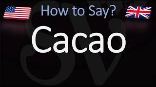 How to Pronounce Cacao CORRECTLY [upl. by Vashtia651]