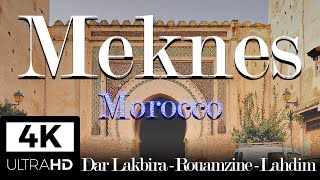 Medina  Part 2  Meknes Morocco Walking Tour 4K [upl. by Sams]