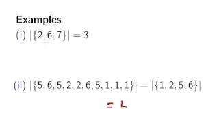 Cardinality of Sets Discrete Maths  Set Theory [upl. by Fredenburg]