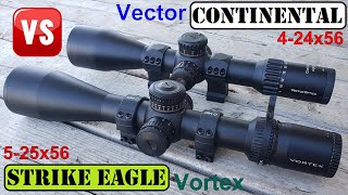 Vortex Strike Eagle 525x56 vs Vector Continental 424x56 [upl. by Ginelle570]