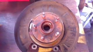 1 Hoots VE Commodore Rear Wheel Bearing Replacement [upl. by Ravahs]