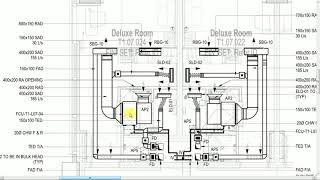 HVAC Drawing Details  Fan Coil Units  FCU [upl. by Jeunesse]