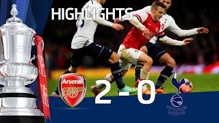 ARSENAL vs TOTTENHAM HOTSPUR 20 Official Goals amp Highlights FA Cup Third Round [upl. by Assilrac]