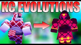 NEW ALL KING CRIMSON EVOLUTIONS  SHOWCASE  Stands Awakening  Roblox [upl. by Kono]