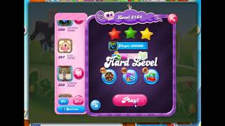 Candy Crush Level 3164 Talkthrough 8 Moves 0 Boosters [upl. by Asiuqram]