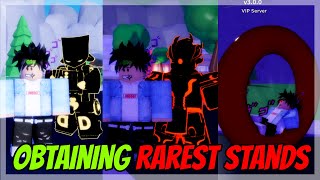 Obtaining The RAREST Stands in Stands Awakening 2 on Roblox [upl. by Pestana]