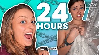 24 HOUR HANDCUFF CHALLENGE WITH MY GIRLFRIEND [upl. by Zimmerman]