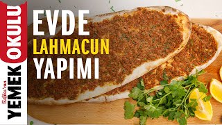 Evde Lahmacun Nasıl Yapılır  Çıtır Çıtır Kolay Lahmacun Tarifi [upl. by Ulu]