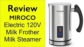 Review Miroco Milk Frother  How to make froth milk at home [upl. by Ymmor]