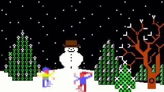 Season Greetings C64 1982 Commodore Christmas Demo [upl. by Norry]