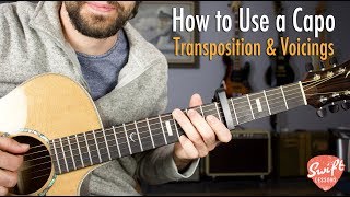 How to Use a Guitar Capo  Changing Keys and Chord Voicings [upl. by Nadual22]