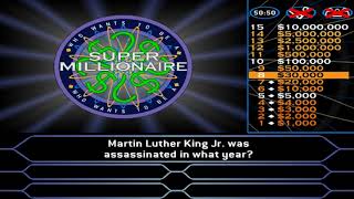 Who Wants to Be A Super Millionaire  Game 10 [upl. by Cymbre]