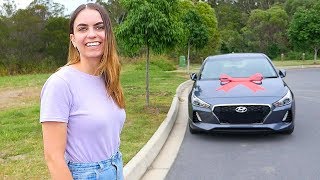 ACTUALLY SURPRISING my Girlfriend with a CAR PRANK [upl. by Connel746]