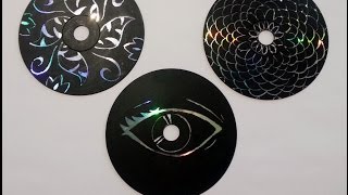 TUTORIAL come fare opere dARTE SU CD rIcIcLoDiY [upl. by Zita]