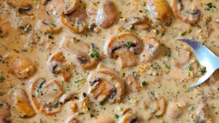 Creamy Mushroom Sauce Recipe [upl. by Gemma]