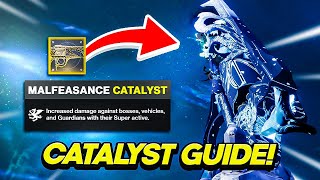 Malfeasance Catalyst Guide How To Get It  Destiny 2 Season of The Deep [upl. by Marb233]