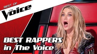 TOP 10  SHOCKING RAP auditions in The Voice [upl. by Gardner185]