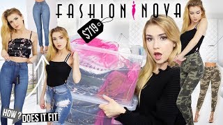 I SPENT 700 ON FASHION NOVA  How it fits WORTH THE HYPE [upl. by Gerrit]