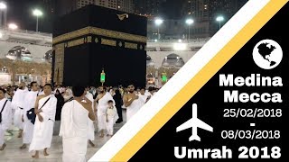 My First Umrah 🕋 2018  Medina amp Mecca  Beginner Guide  Vlog 19 [upl. by Onifur280]