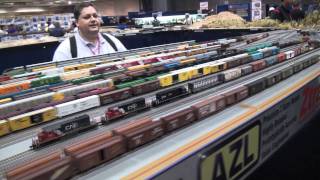 National Train Show 2011 Zscale Action part 2 [upl. by Nodyarg]