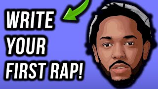 How To Write A Rap Your First Verse In Under 11 Minutes StepByStep [upl. by Carman218]