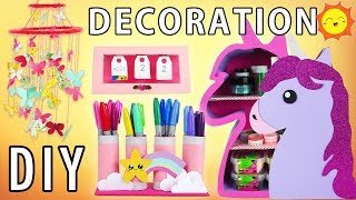 DECORE TA CHAMBRE DIY 6 IDEES FACILES [upl. by Rehpotsrhc967]