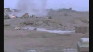 Iraq Combat Footage M2A3 Bradley M1A1 Abrams [upl. by Shandie563]