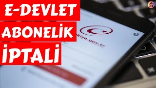 EDEVLET ABONELİK İPTALİ Türknet Superonline Vodafone Türk Telekom Abonelik Fesih Başvurusu [upl. by Weil]